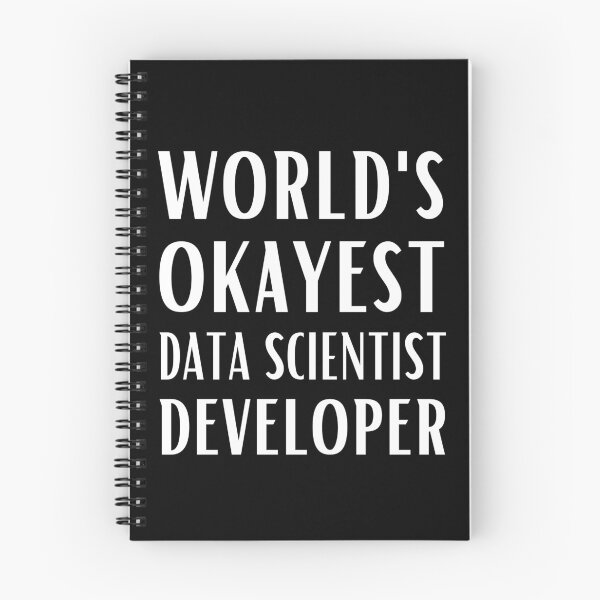 Item preview, World's Okayest Data Scientist Developer designed and sold by Valuential.