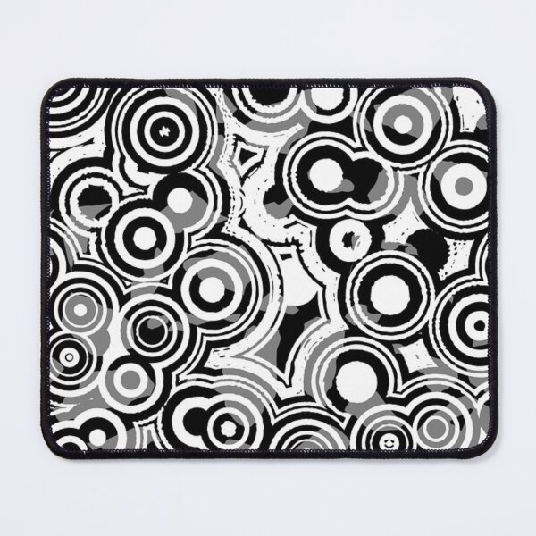 Item preview, Black and white vanished circles designed and sold by NoahDea.