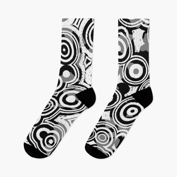 Item preview, Black and white vanished circles designed and sold by NoahDea.