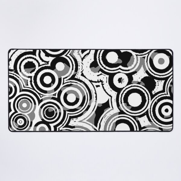 Item preview, Black and white vanished circles designed and sold by NoahDea.