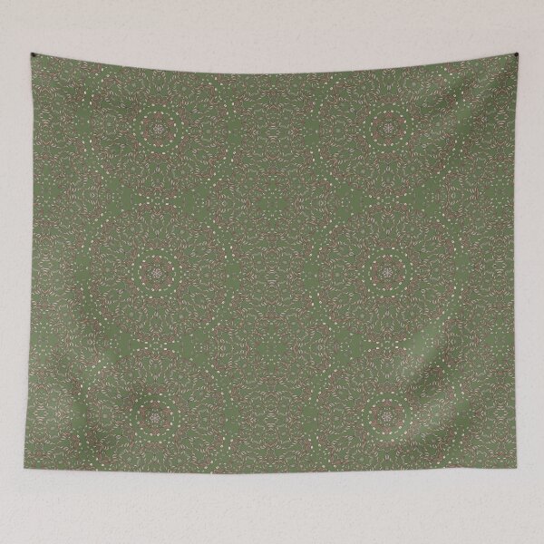 Item preview, Dark Green leaves abstract pattern designed and sold by jeanyun48.