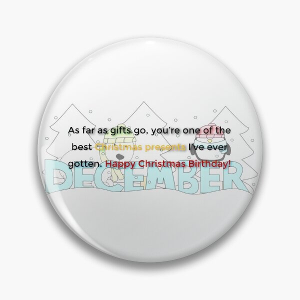 Item preview, December Birthday quote designed and sold by Marwad Haveli.