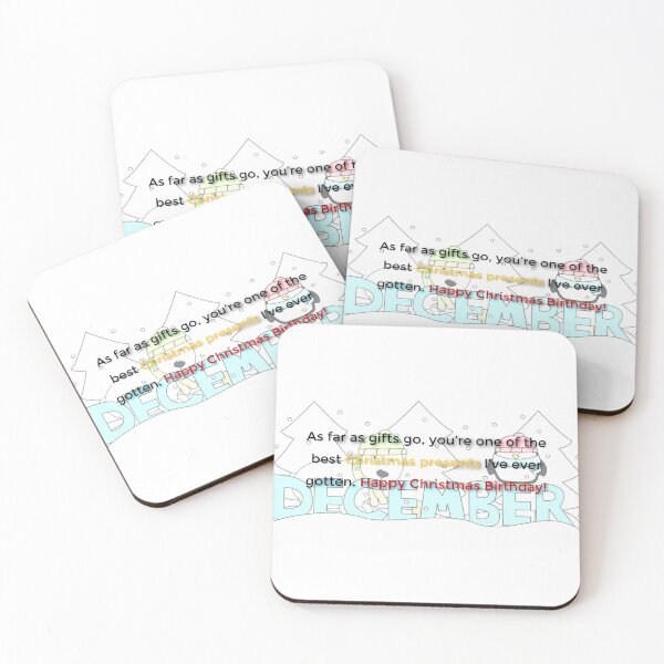 Item preview, December Birthday quote designed and sold by Marwad Haveli.
