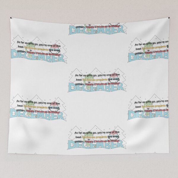 Item preview, December Birthday quote designed and sold by Marwad Haveli.