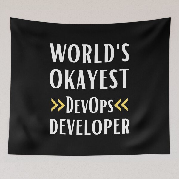 Item preview, World's Okayest DevOps Developer designed and sold by Valuential.