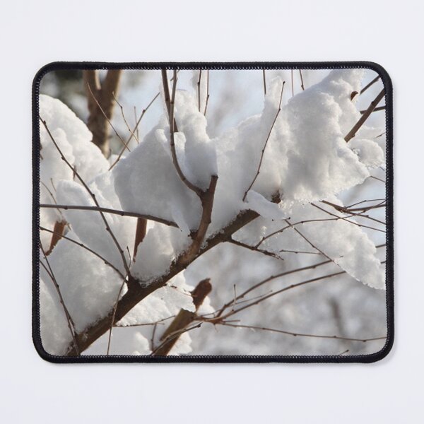 Item preview, Brown Tree Branches with White Snow Coverage designed and sold by JariHawk.