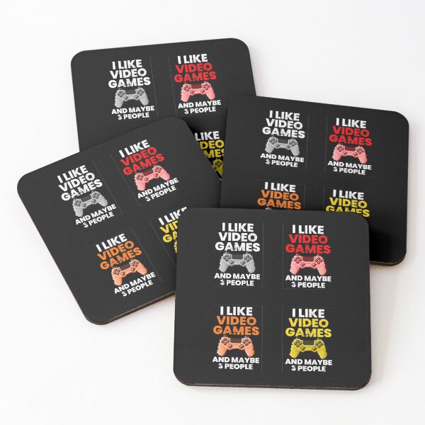 Item preview, I Like Videogames and Maybe 3 People, Sticker Pack designed and sold by FNStuff.