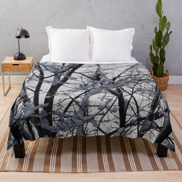 Item preview, Early Morning Winter Snow Covered Tree Branches designed and sold by JariHawk.