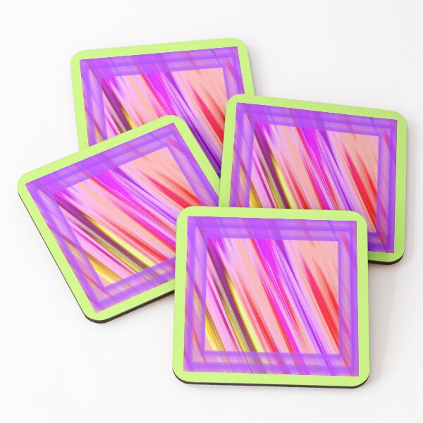 Item preview, Lavender Framed colorful Diagonal lines by Iritof designed and sold by iritof.
