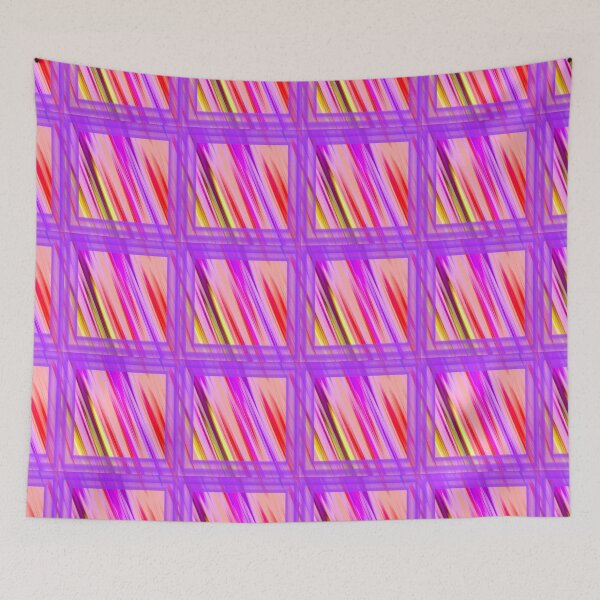 Item preview, Lavender Framed colorful Diagonal lines by Iritof designed and sold by iritof.