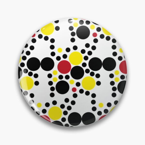 Item preview, Black red and yellow dots designed and sold by NoahDea.