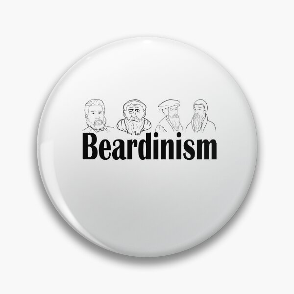 Item preview, Beardism (Spurgeon, Augustine, Calvin, Knox) designed and sold by TheologyFirst.