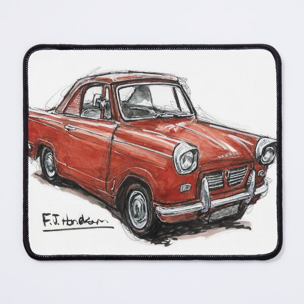 Item preview, Triumph Herald in red. designed and sold by Francohanekom.