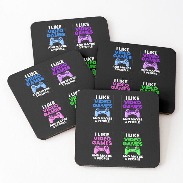 Item preview, I Like Videogames and Maybe 3 People, Sticker Pack designed and sold by FNStuff.