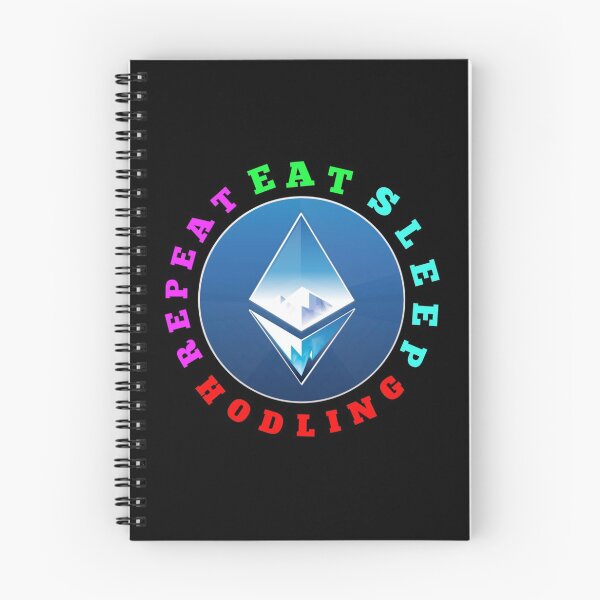 Item preview, EAT SLEEP HODLING REPEAT - Buy and Hodl Ethereum designed and sold by Delandor.