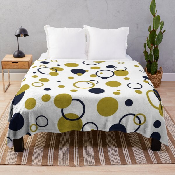Item preview, Gold and navy circles designed and sold by NoahDea.