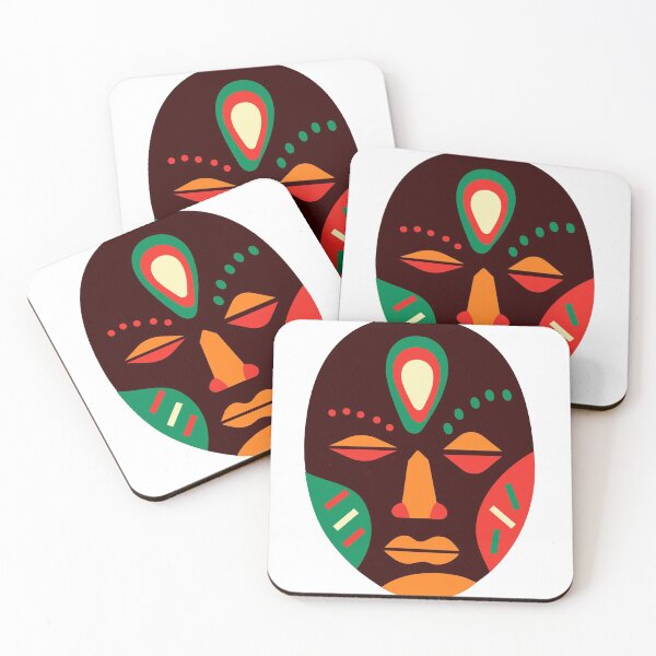 Item preview, African mask : traditional : funky designed and sold by FLIRTAASAN.