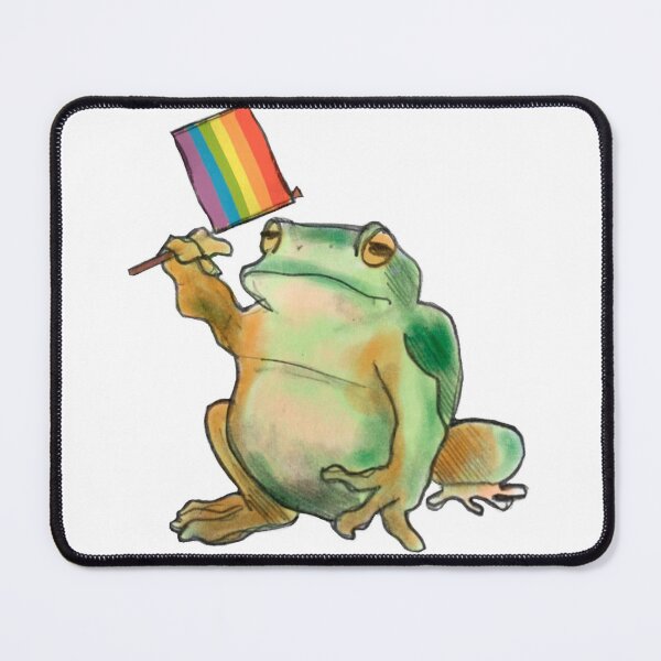 Item preview, lgbt pride flag frog designed and sold by shmyga.