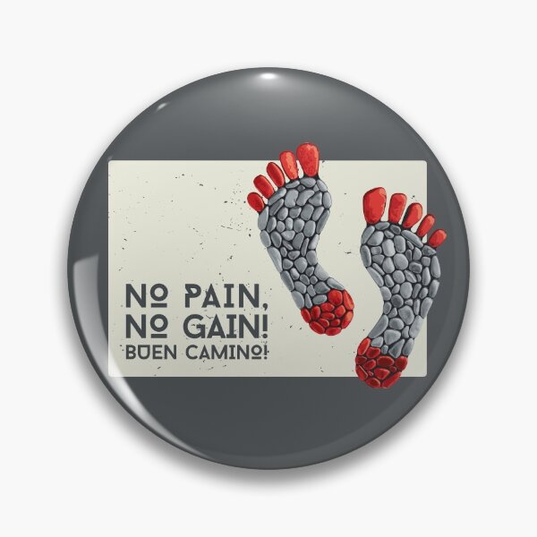 Item preview, No Pain, No Gain - Grey Cream designed and sold by Caminovi.
