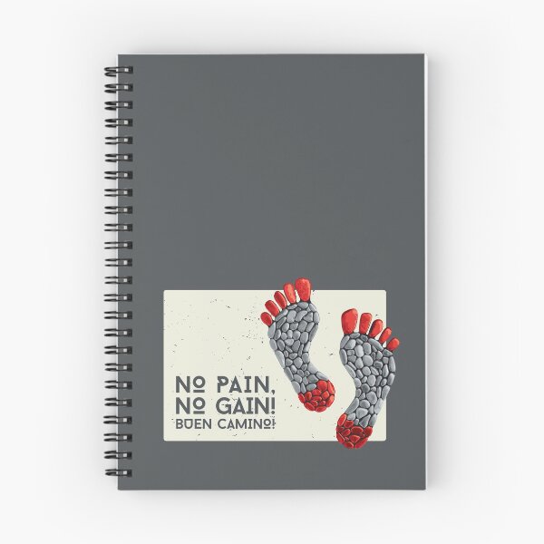 Item preview, No Pain, No Gain - Grey Cream designed and sold by Caminovi.
