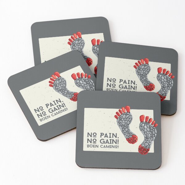 Item preview, No Pain, No Gain - Grey Cream designed and sold by Caminovi.