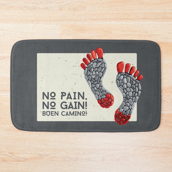 Item preview, No Pain, No Gain - Grey Cream designed and sold by Caminovi.