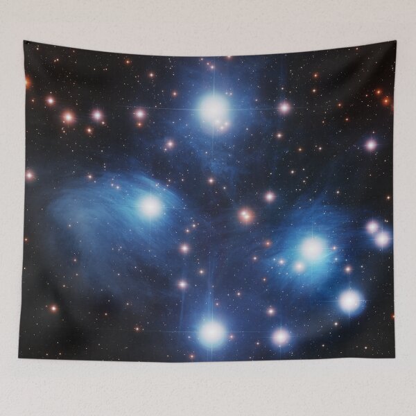 Item preview, Star cluster Pleiades (M45) in the constellation of Taurus designed and sold by Raureif.