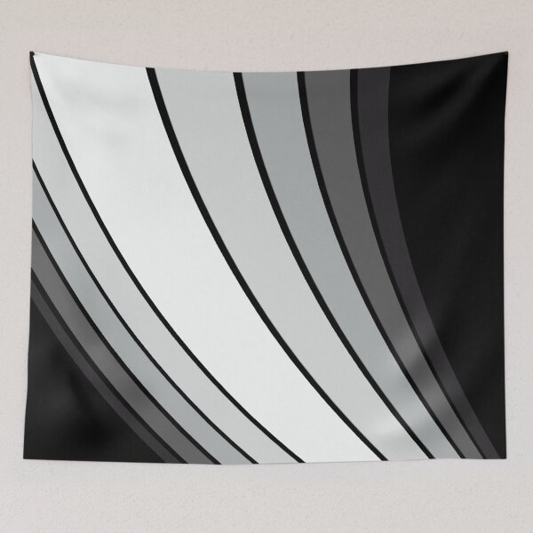 Item preview, Stripes abstract white Art designed and sold by Tshirtstory.