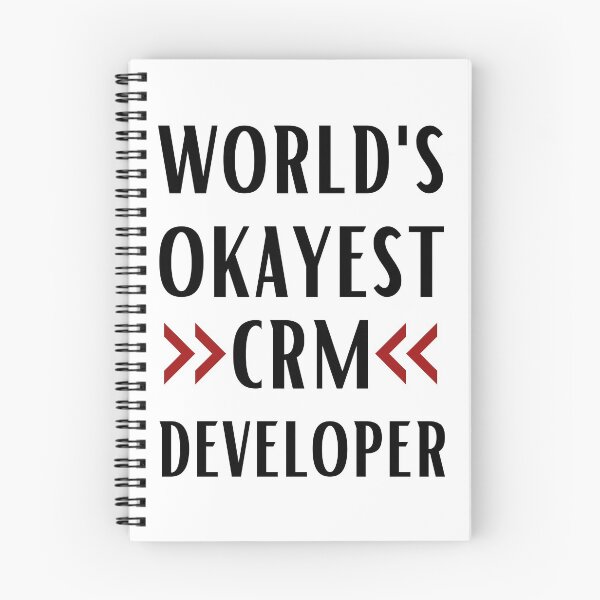 Item preview, World's Okayest CRM Developer designed and sold by Valuential.