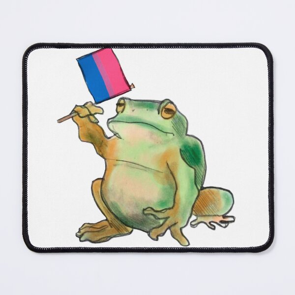 Item preview, bi pride flag frog  designed and sold by shmyga.