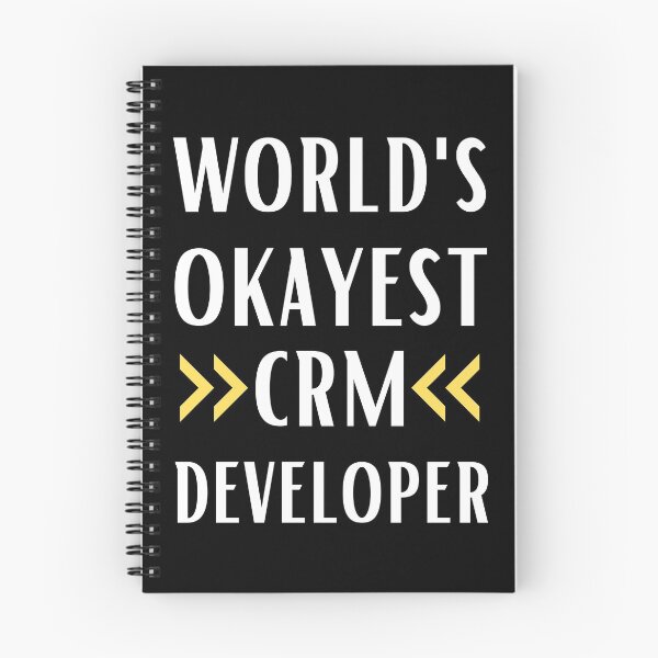 Item preview, World's Okayest CRM Developer designed and sold by Valuential.