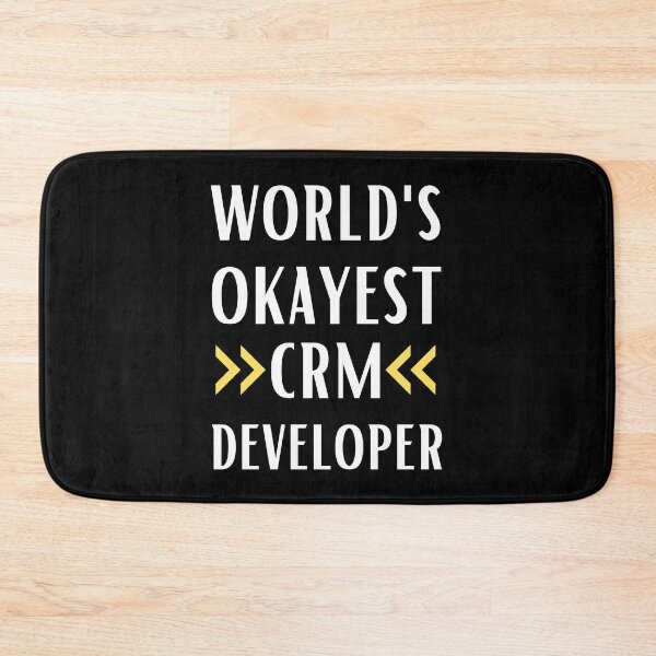 Item preview, World's Okayest CRM Developer designed and sold by Valuential.