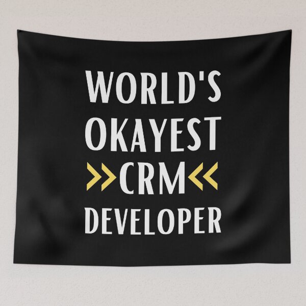 Item preview, World's Okayest CRM Developer designed and sold by Valuential.