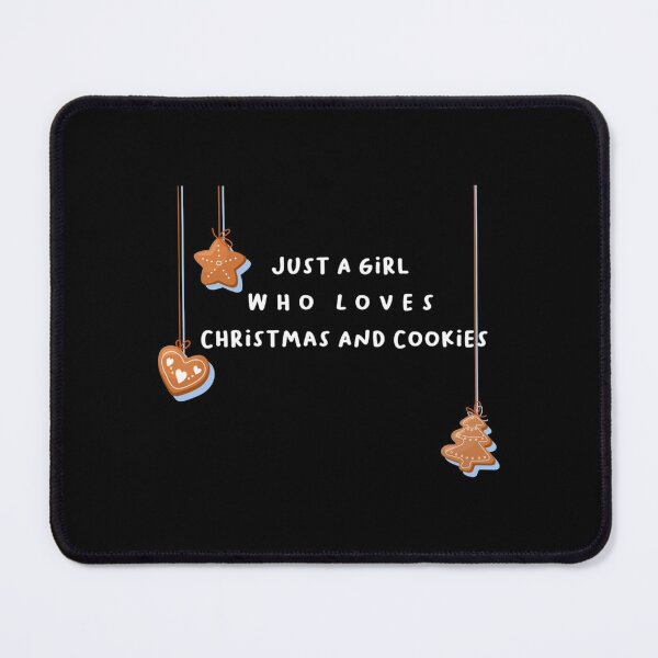 Item preview, just a girl who loves christmas and cookies (5) designed and sold by CustomTeaShirtt.