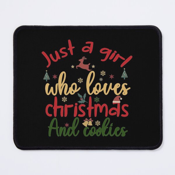 Item preview, just a girl who loves christmas and cookies designed and sold by CustomTeaShirtt.