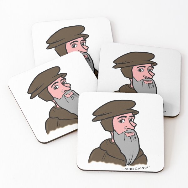 Item preview, John Calvin designed and sold by TheologyFirst.