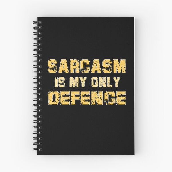 Item preview, Sarcasm is my only defence, Funny Sarcastic saying designed and sold by SweetbeStore.