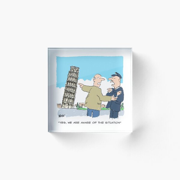 Item preview, Dibujos animados de la torre inclinada de pisa designed and sold by NigelSutherland.