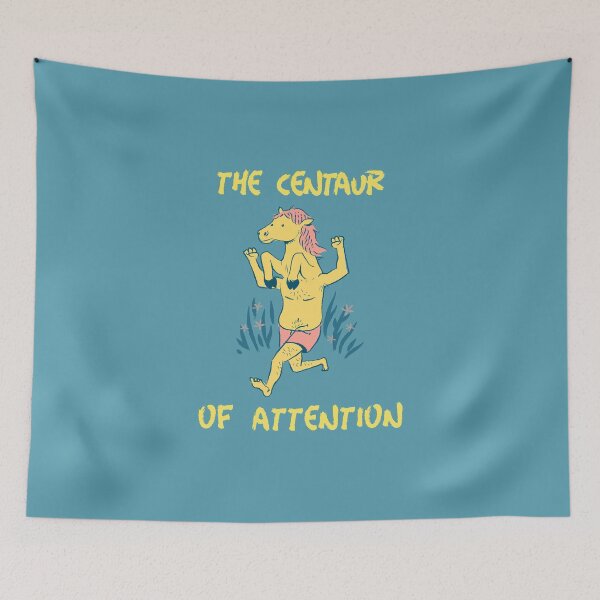 Item preview, The Centaur of Attention Funny Ancient Greece Mythology designed and sold by ClassicalGreece.