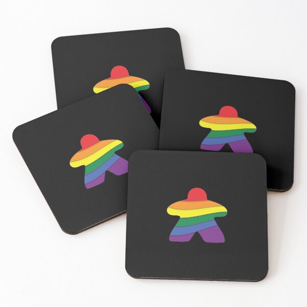 Item preview, Rainbow Meeple  designed and sold by geekyT.