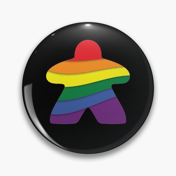 Item preview, Rainbow Meeple  designed and sold by geekyT.