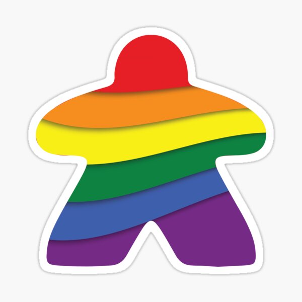 Pride Meeple Pin – Pin-Ace