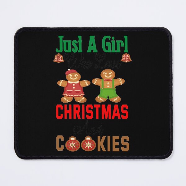 Item preview, just a girl who loves christmas and cookies (15) designed and sold by CustomTeaShirtt.