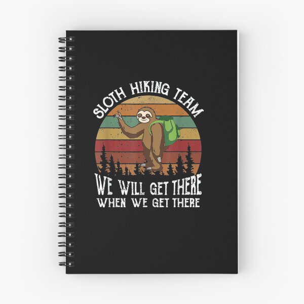 Item preview, Sloth Hiking Team funny hiking team gift for sloth lover designed and sold by wi trendshop.