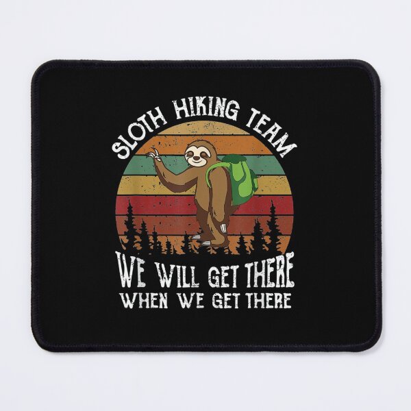 Item preview, Sloth Hiking Team funny hiking team gift for sloth lover designed and sold by wi trendshop.
