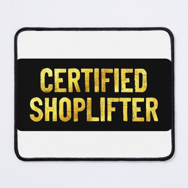 Item preview, Certified Shoplifter Funny Helmet designed and sold by Sour Soul.