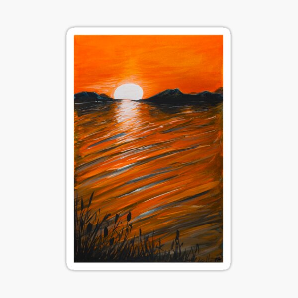 Sunset Sticker