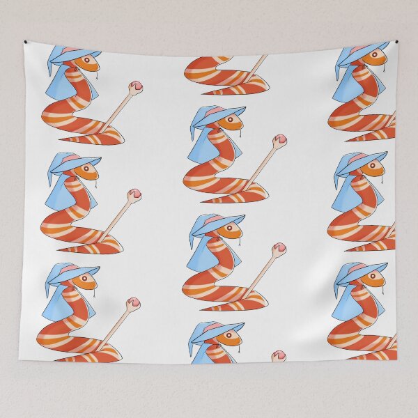 Item preview, DND snake: albino milk snake wizard designed and sold by Drawingsnake.