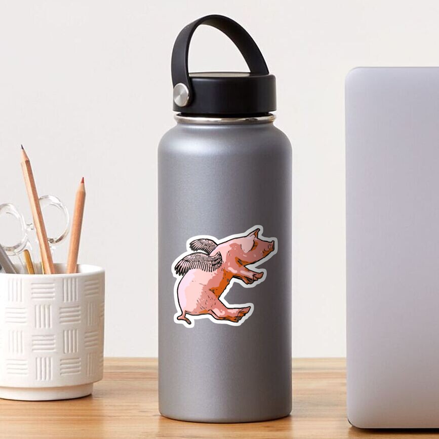 Flying Pig Sticker