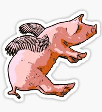 Flying Pig Sticker